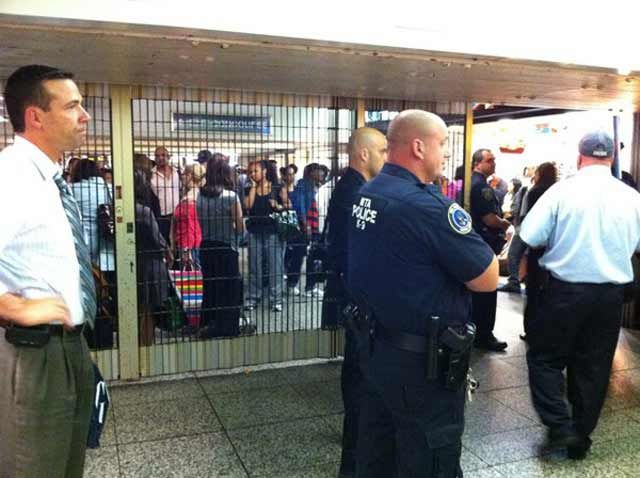 "Penn Station has us on a prison style lockdown, which hopefully gives me carte blanche to shank someone."